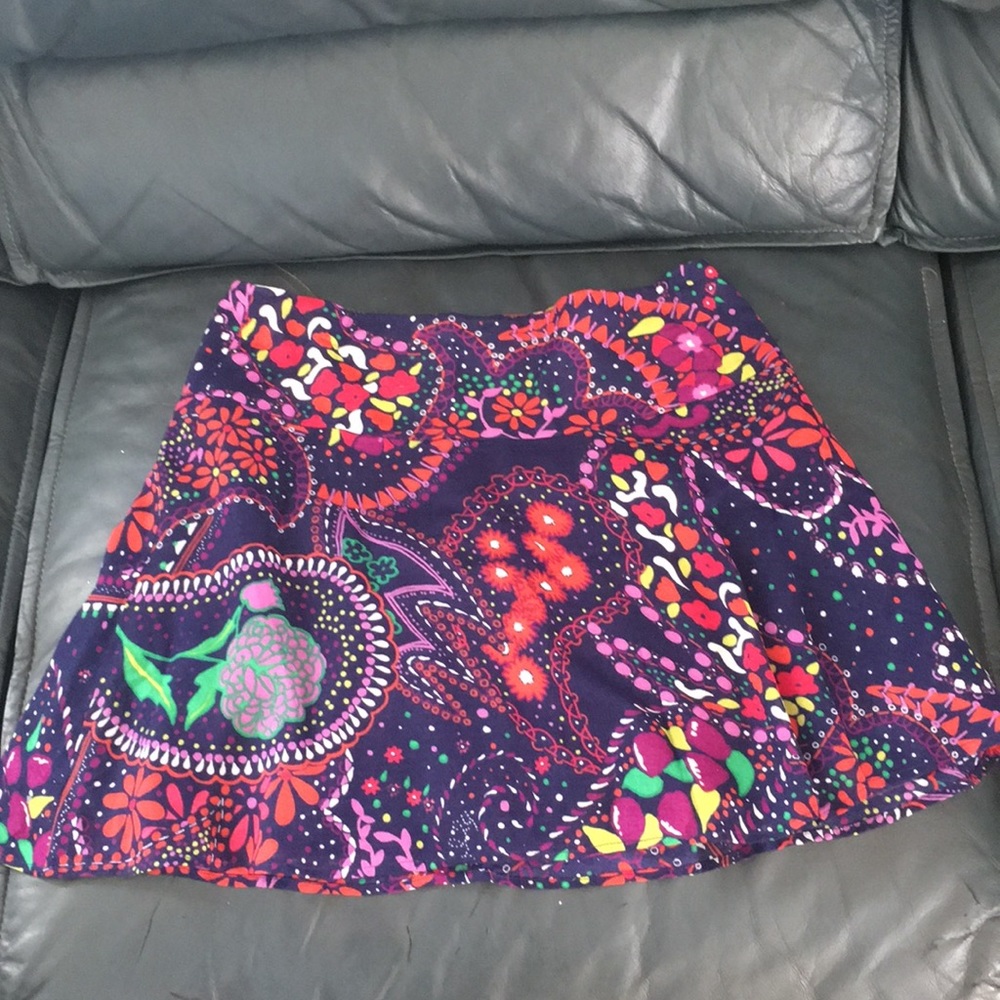 Lilly Pulitzer asymmetrical spring skirt